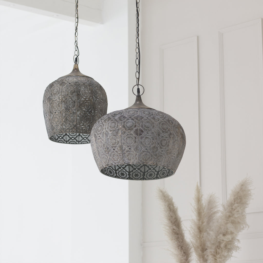 Rustic pendant light