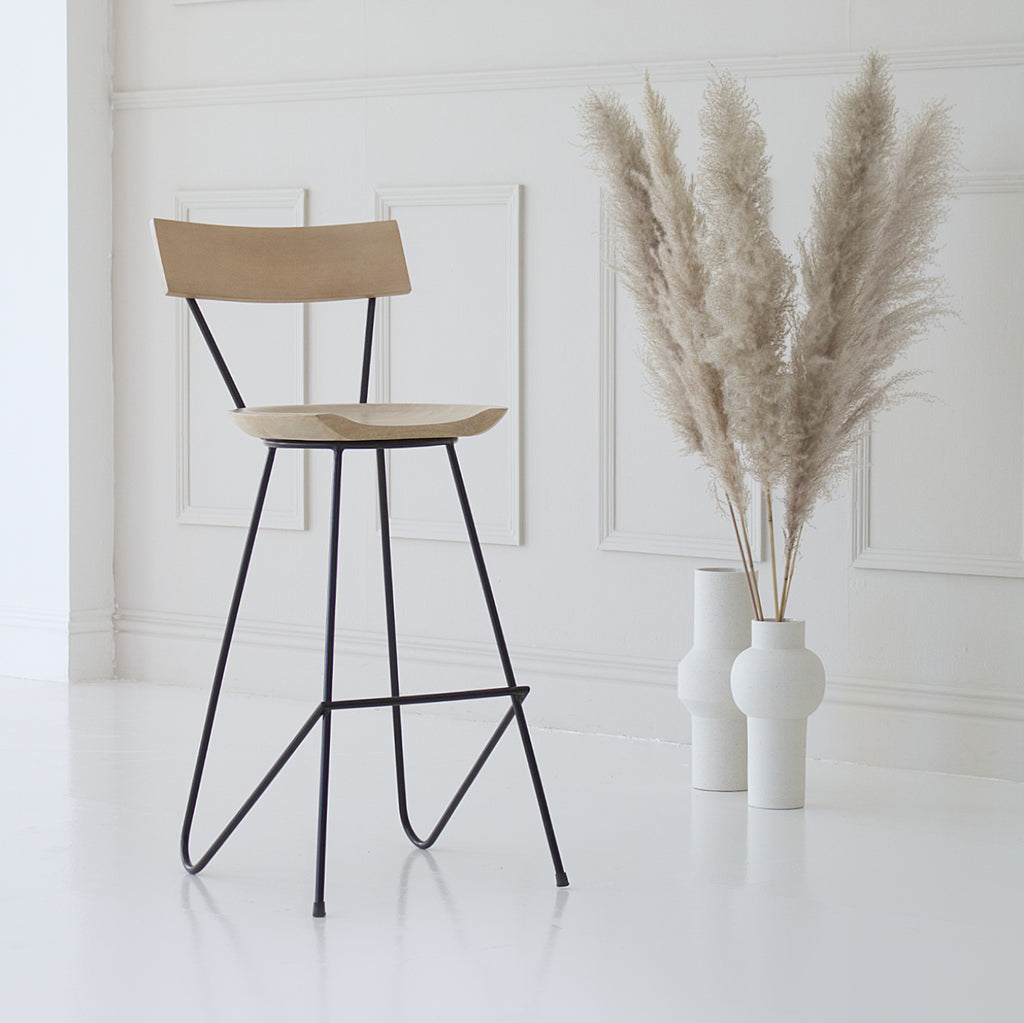 Scandi style bar stool