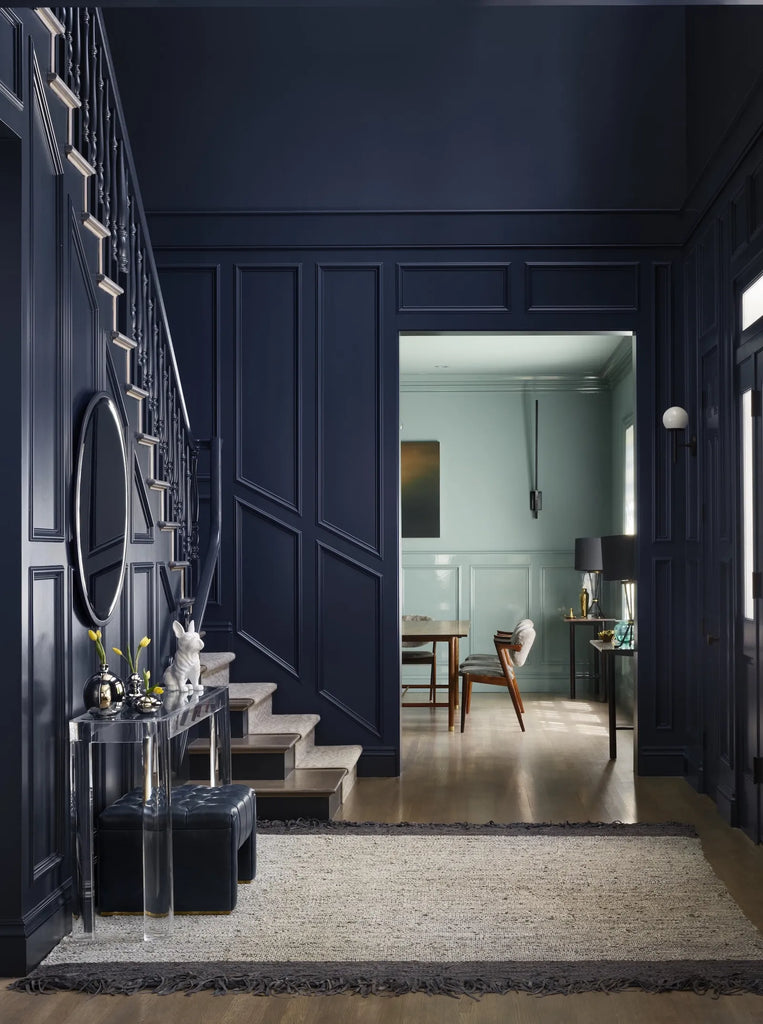 Blue Hallway