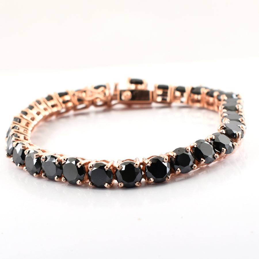 35 Cts Black Diamond Tennis Fancy 