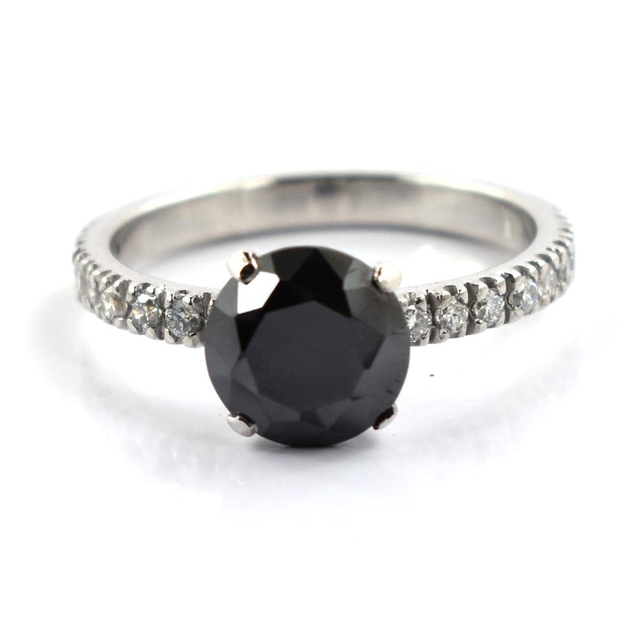 2 carat black diamond