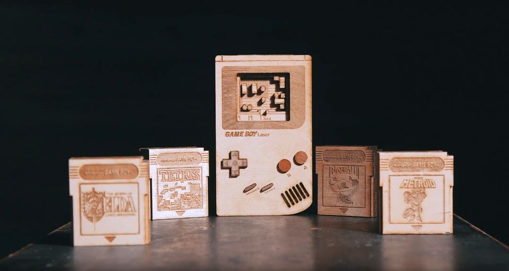 Laser Cut Game Boy – smokeandmirrors