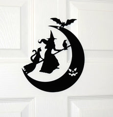 laser cut door wreath halloween