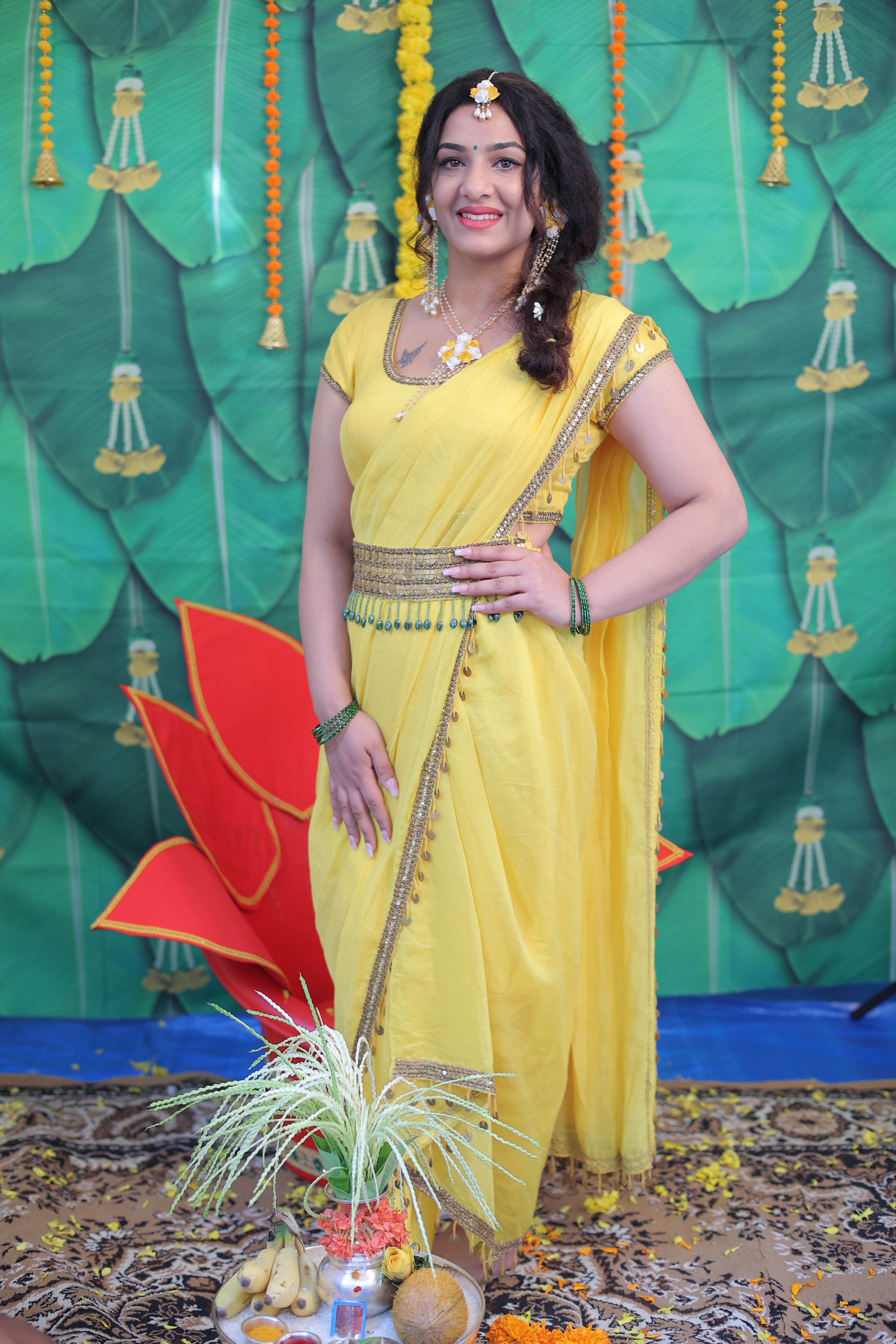 Tanvi Sharma in Sonam Luthria's Azmi Outfit