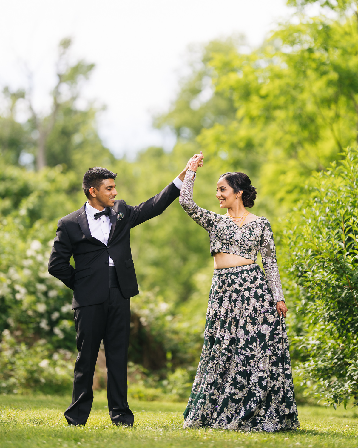 Gayatri Ravi in the Elizabeth Lehenga by KYNAH