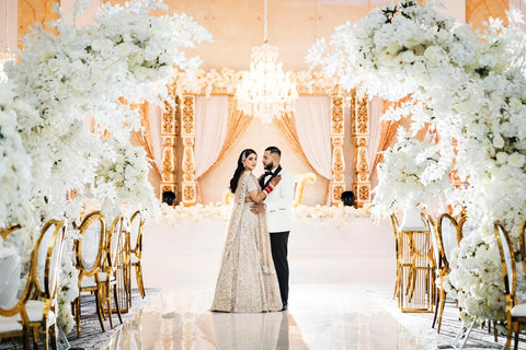 The Bride & Groom at their wedding reception