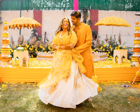 The Bride & Groom's Haldi Dance