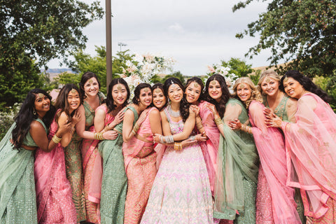 Jacqueline and her Bridesmaids