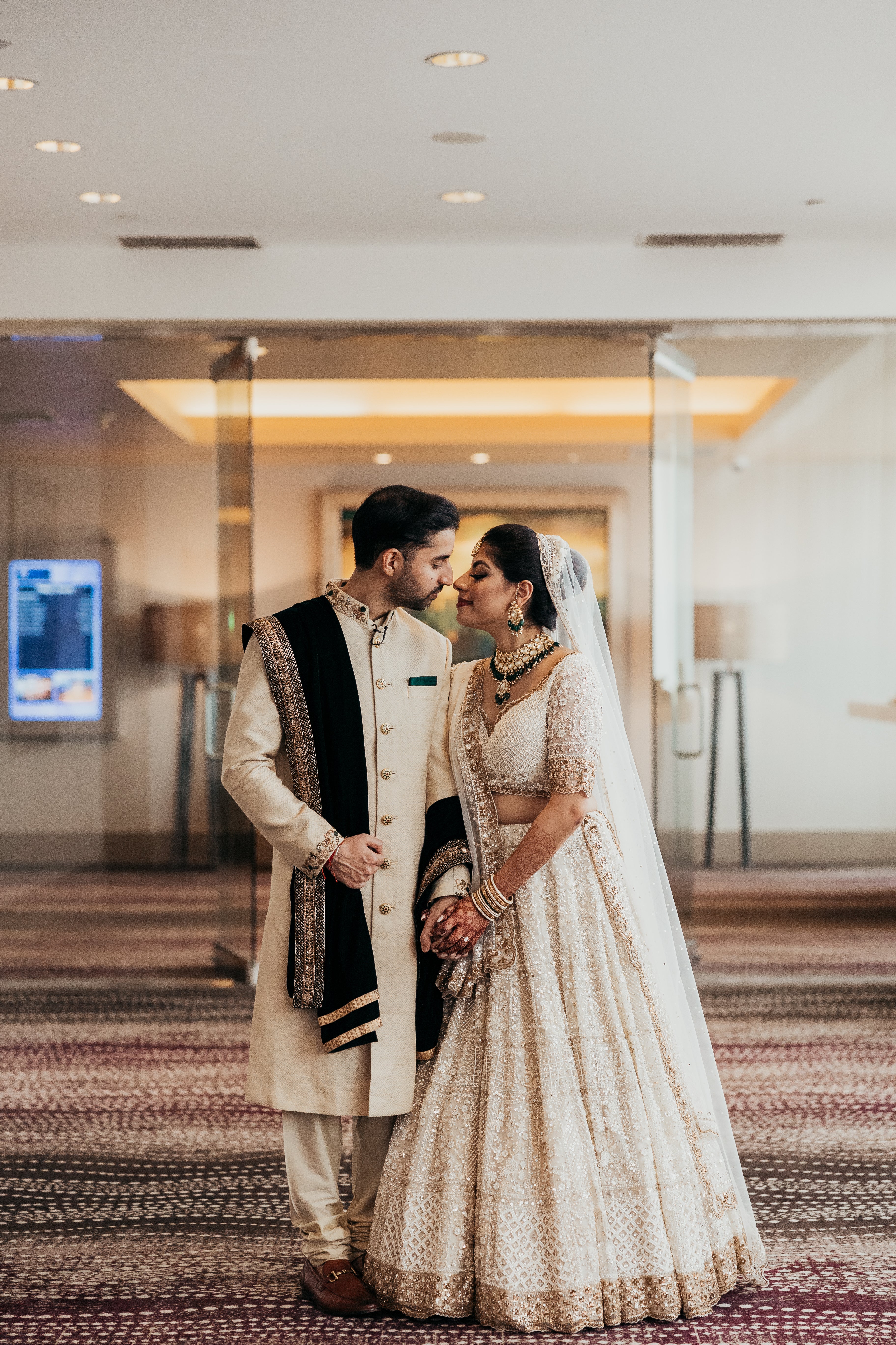 Sruthi Valjee in the Angel Lehenga by Seema Gujral