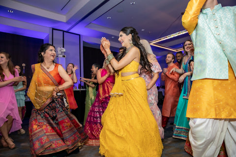 Rani Bhatt in the Ginger Lehenga