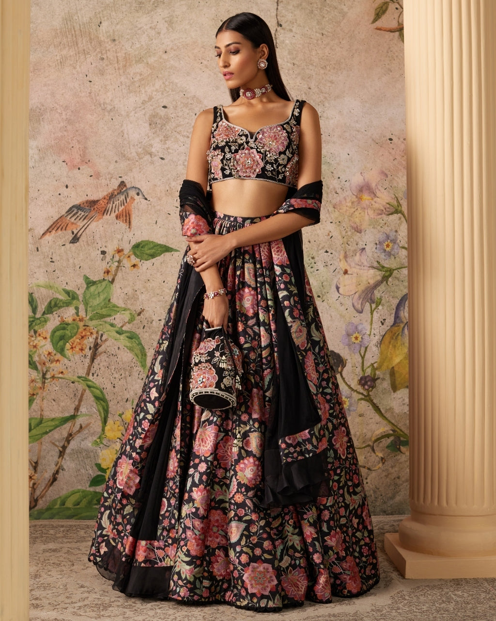 20+ Black Bridal Lehenga Designs For Modern Brides - ShaadiWish | Simple  lehenga, Dress indian style, Indian wedding outfits