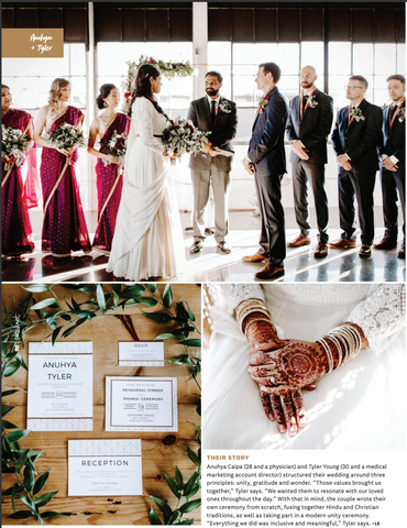 Hindu Christian Ceremony The Knot Magazine