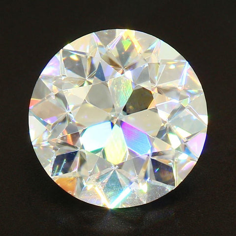 Gemas Tianyu redondo diamante de moissanite amarelo vívido corte