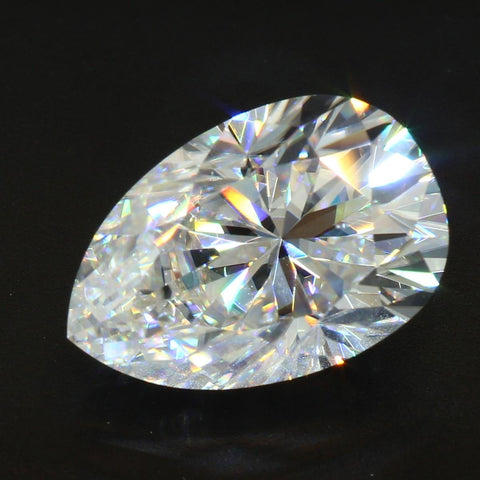 Gemas Tianyu redondo diamante de moissanite amarelo vívido corte