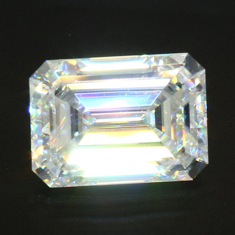 Gemas Tianyu redondo diamante de moissanite amarelo vívido corte