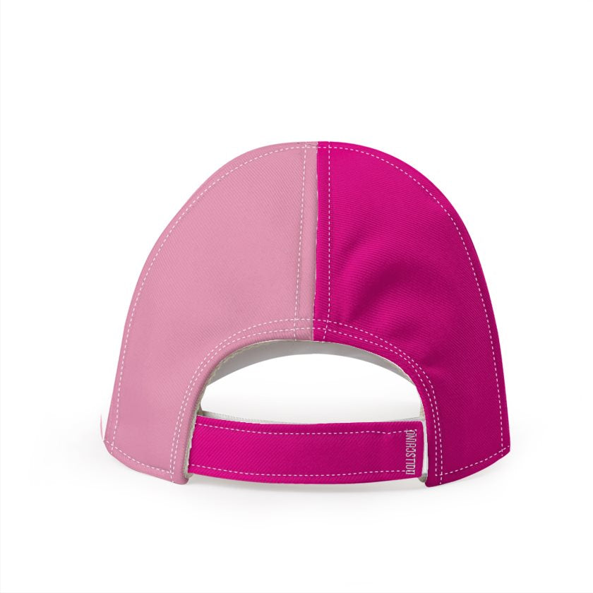 baby pink baseball cap