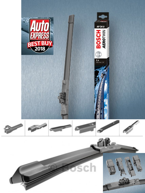 Bosch 26 650mm Aerotwin Plus Multiclip Flat Wiper Blade Ap26u