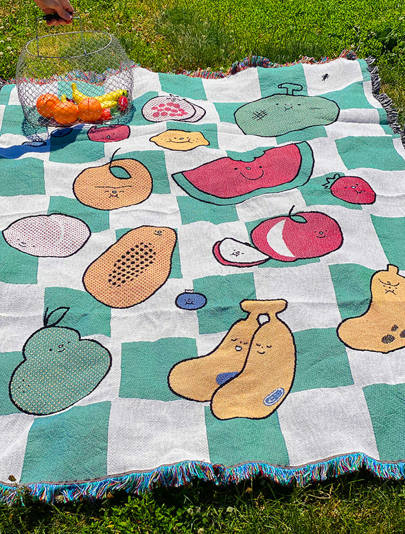 "The Picnic" Throw blanket