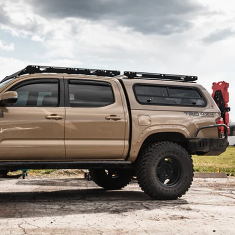 tacoma camper shell roof rack