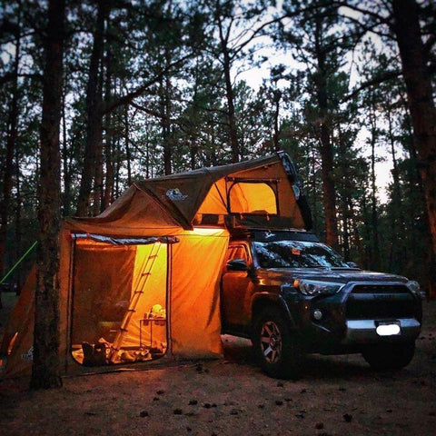 OVS Bushveld Roof Top Tent Mounted On A 4Runner