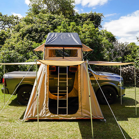 wanaka roof top tent with xl annex