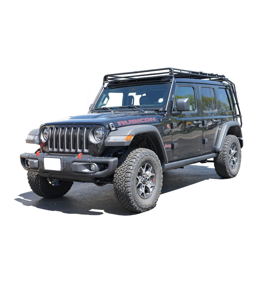 GOBI Sky One Touch Stealth Rack Jeep JL 4Door w/ LED Light bar Set Up – Off  Road Tents