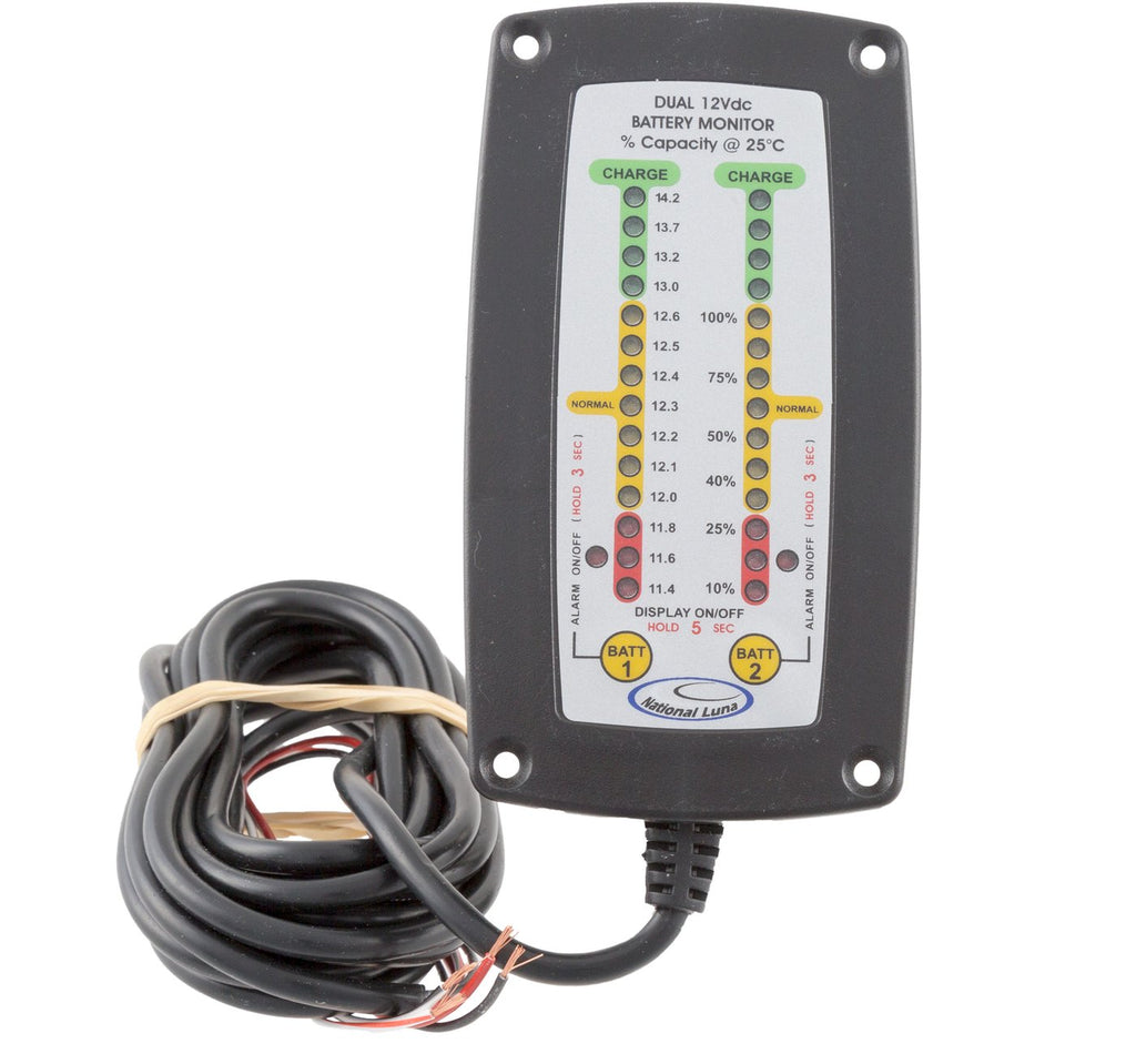 dual battery monitor 12v