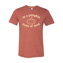 In A Pumpkin State Of Mind Limited Edition T-Shirt-XS-Clay with Beige Flock-soft-and-spun-apparel