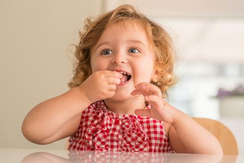 Kids eating Gummies