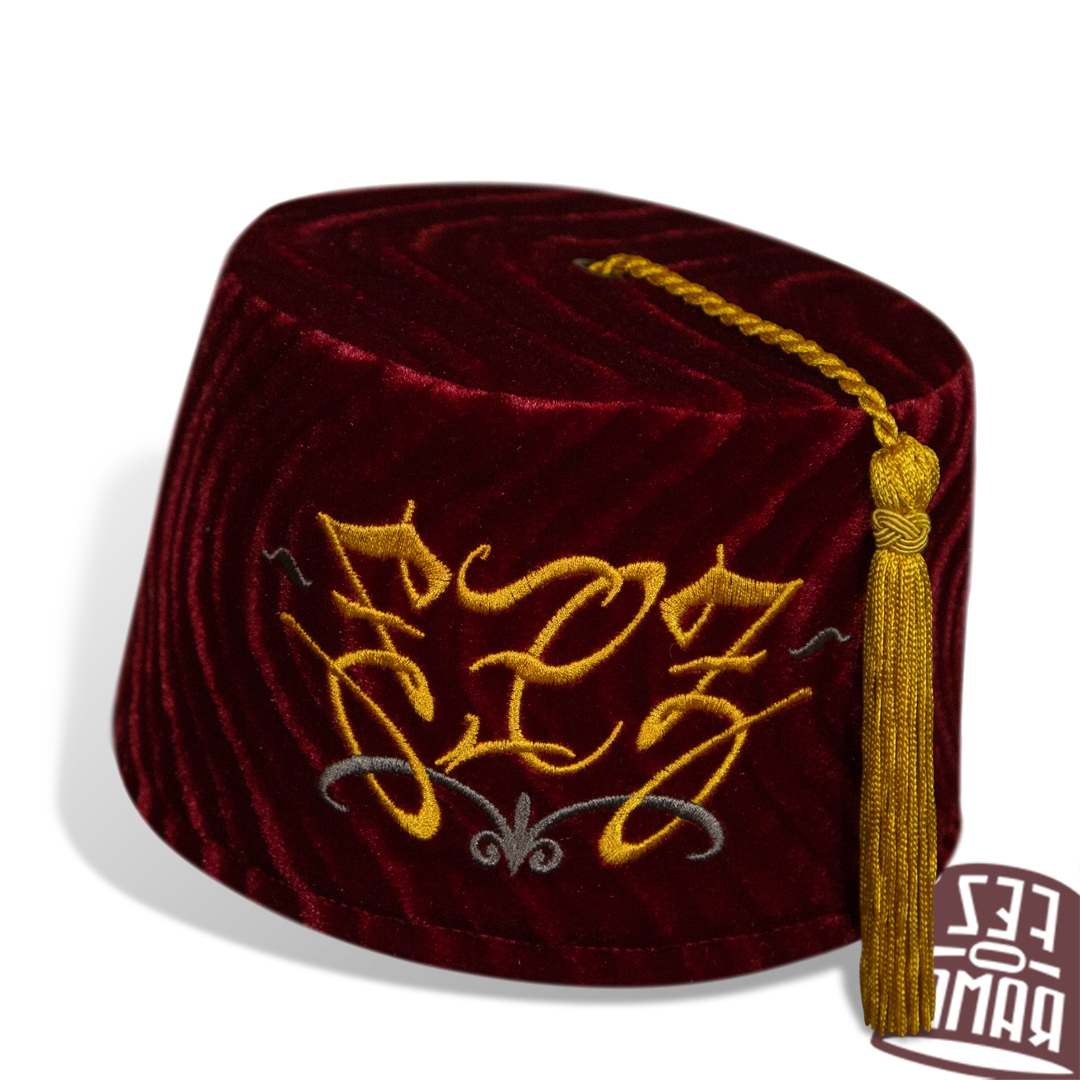 reflected view of the Ambigram Fez