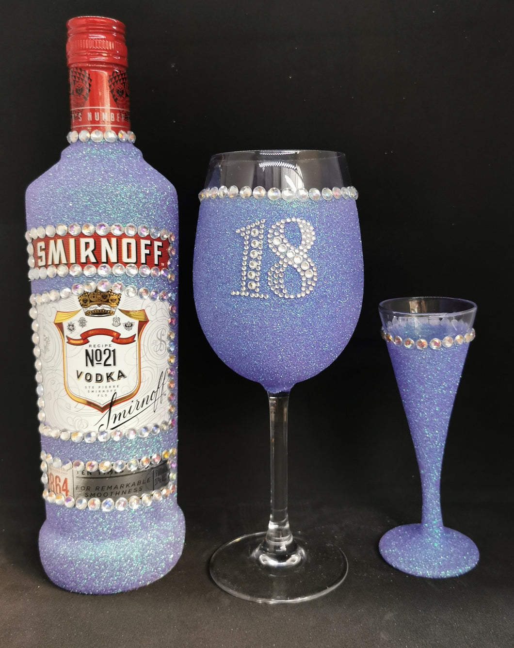 Vodka, Glass & Shot Glass Glittering Gifts Australia & New Zealand