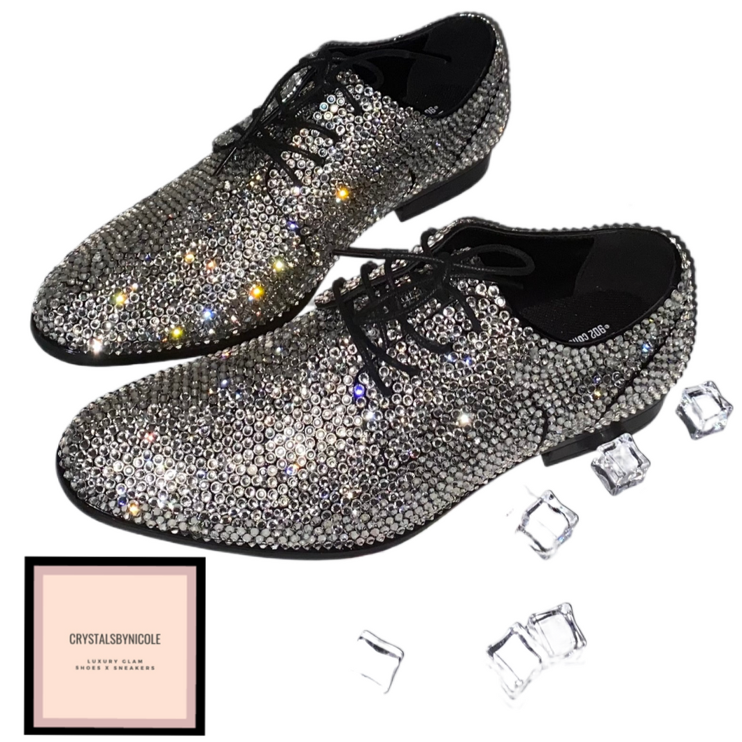 Mens Bedazzled Diamond Luxury Crystal Shoes – CBN Shoes | Sneakers