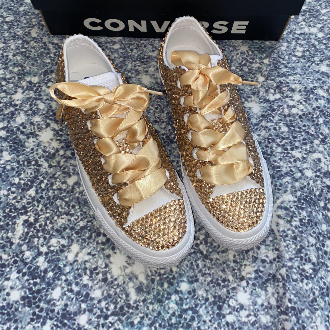 champagne converse shoes