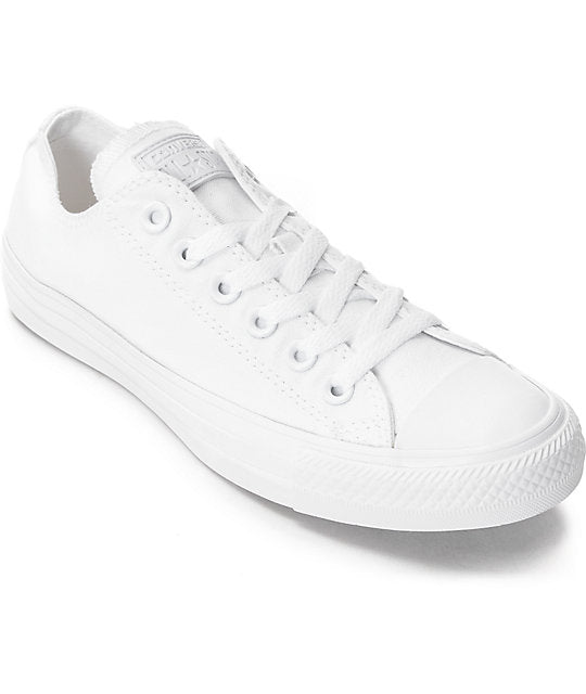white converse without laces