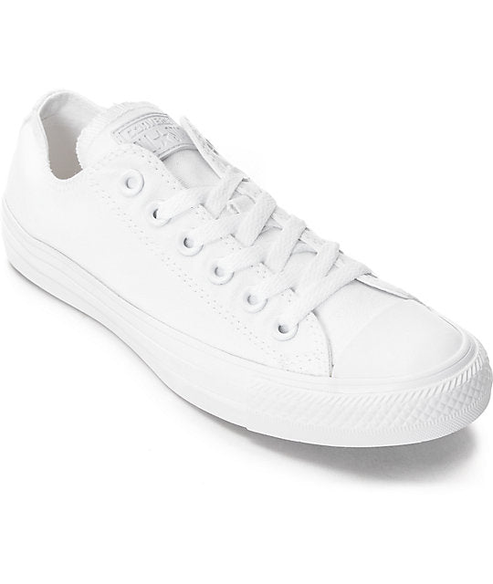 converse white laces