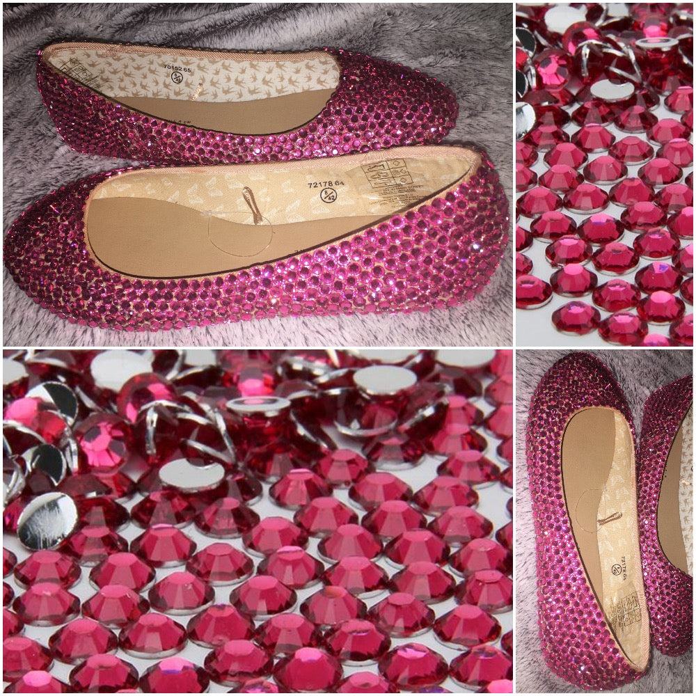 rose pink flats