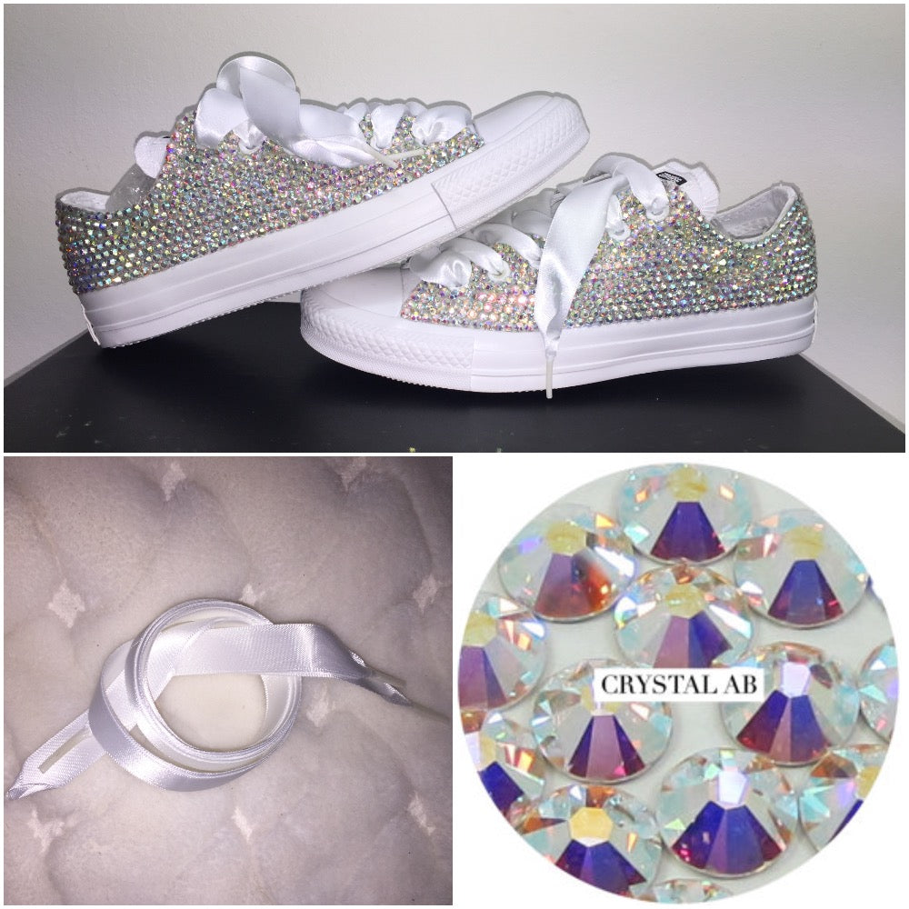 converse crystal shoes