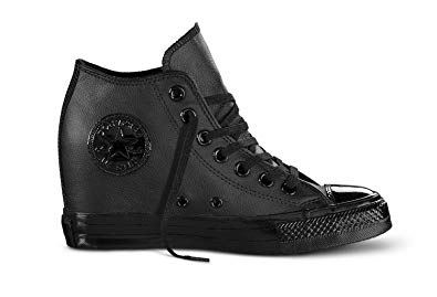 wedges sneakers converse black