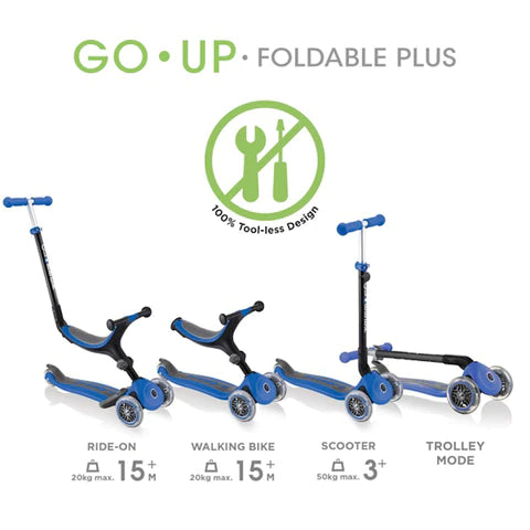 Shop Singapore Pumpanickel Sports Shop Buy Globber Go UP Foldable Plus Lights toddler scooter with seat for 15 months to 7 years