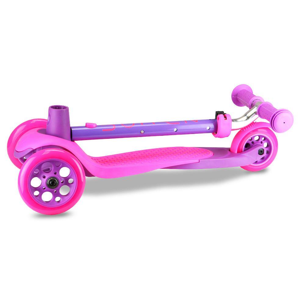pink and purple scooter