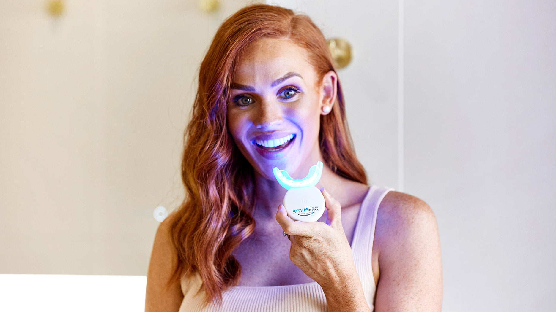 Affordable home teeth whitening kits and natural toothpaste by SmilePro.