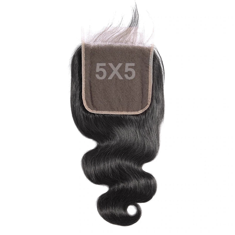 5x5 Hd Lace Closure Body Wave 100 Human Hair Wowigshair 