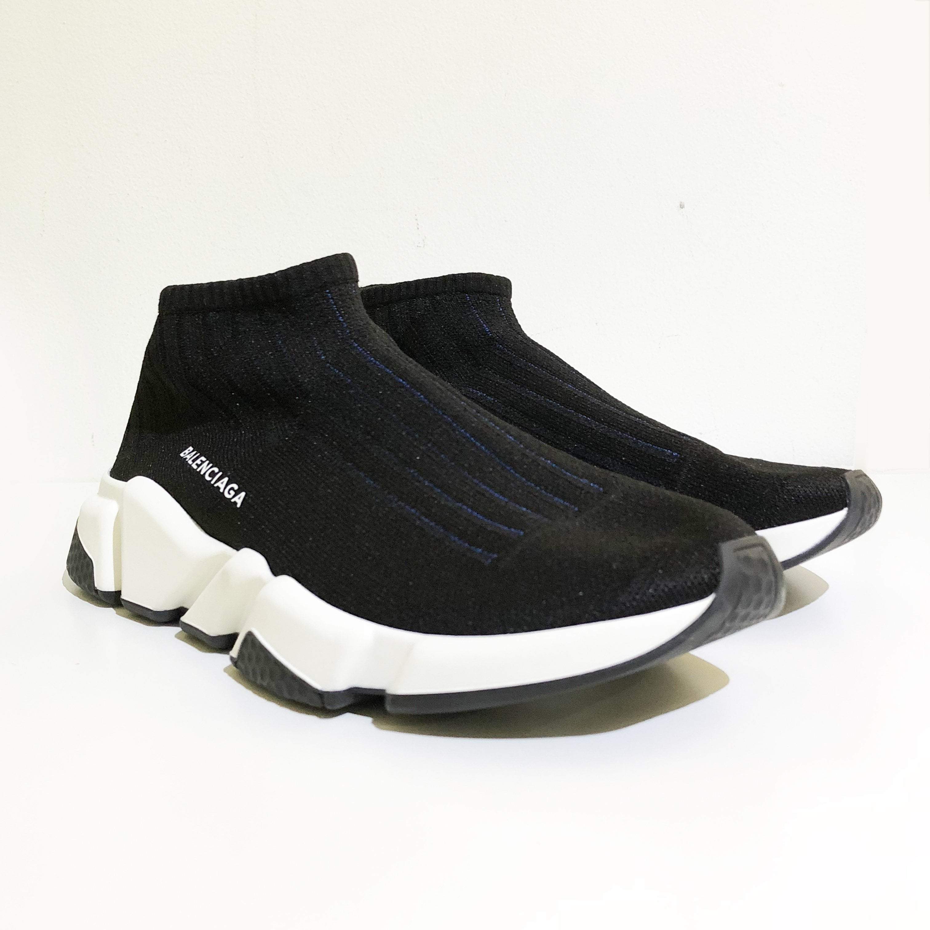 balenciaga knit low top sneakers