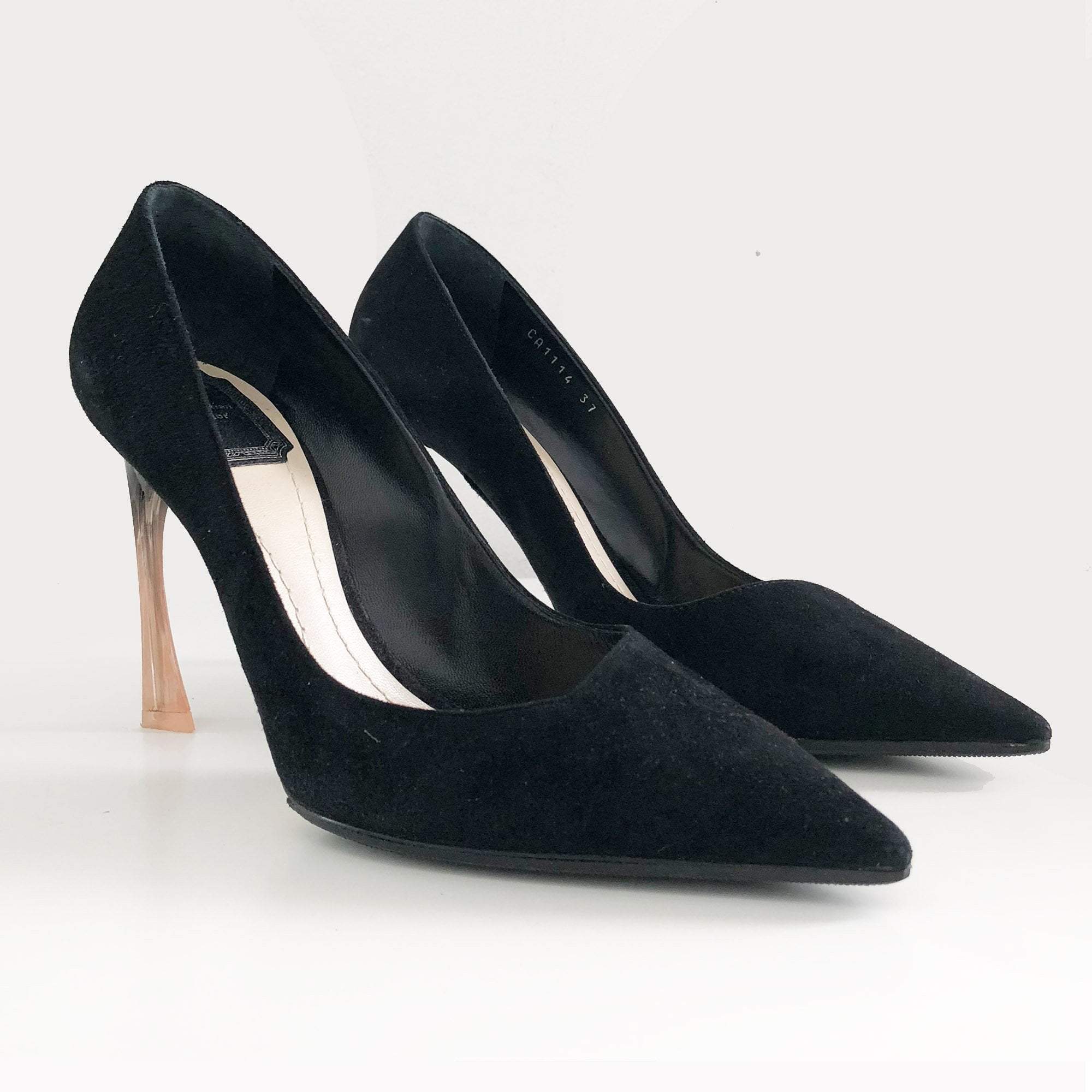 dior suede pumps