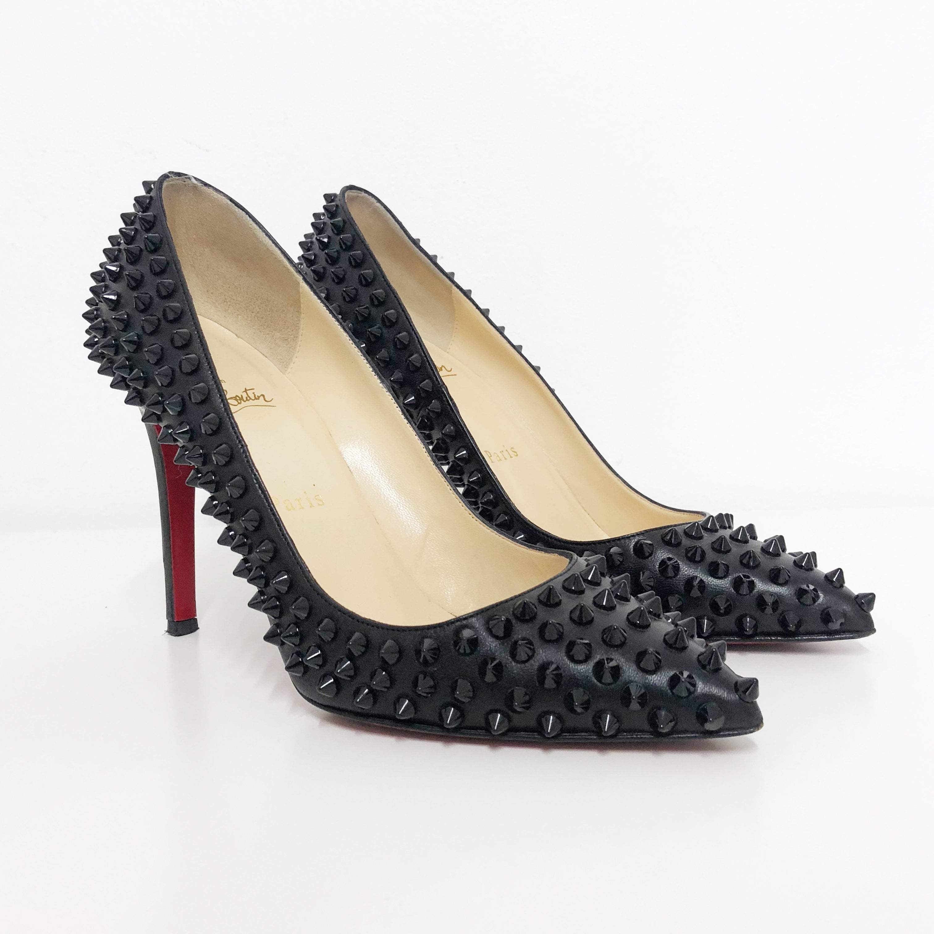 christian louboutin spiked pumps