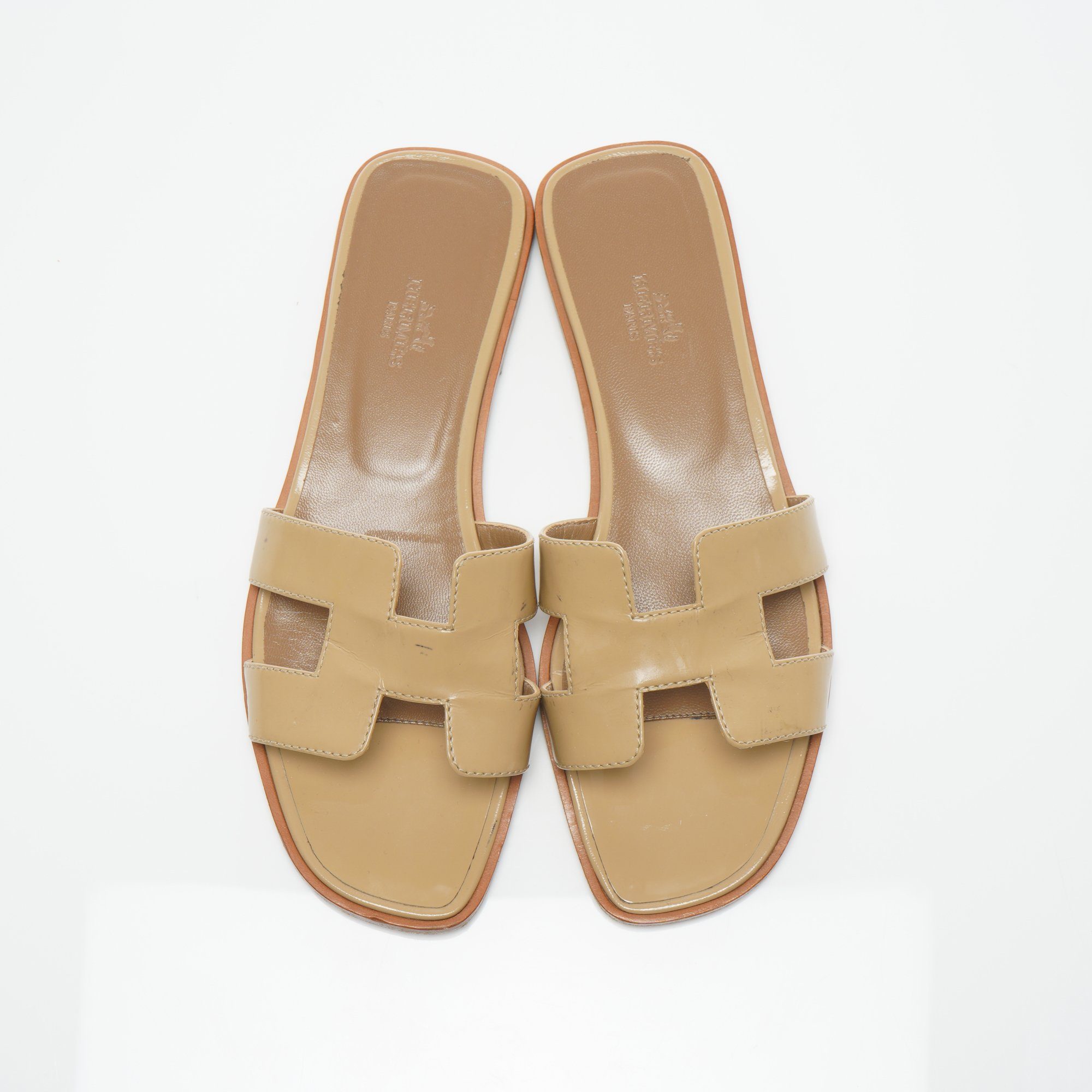 hermes nude sandals