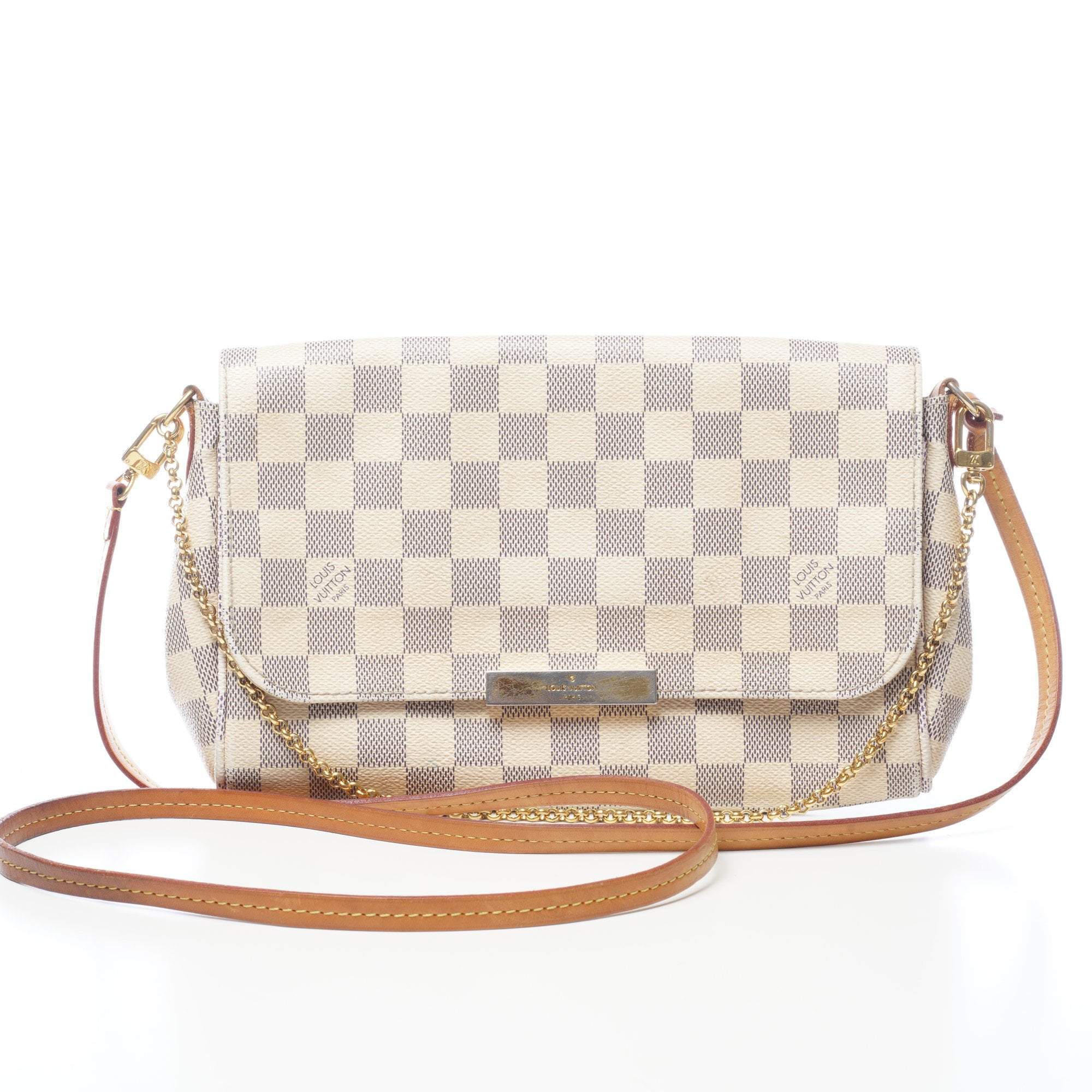 Louis Vuitton Damier Azur Canvas Favorite PM Handbag – Garderobe