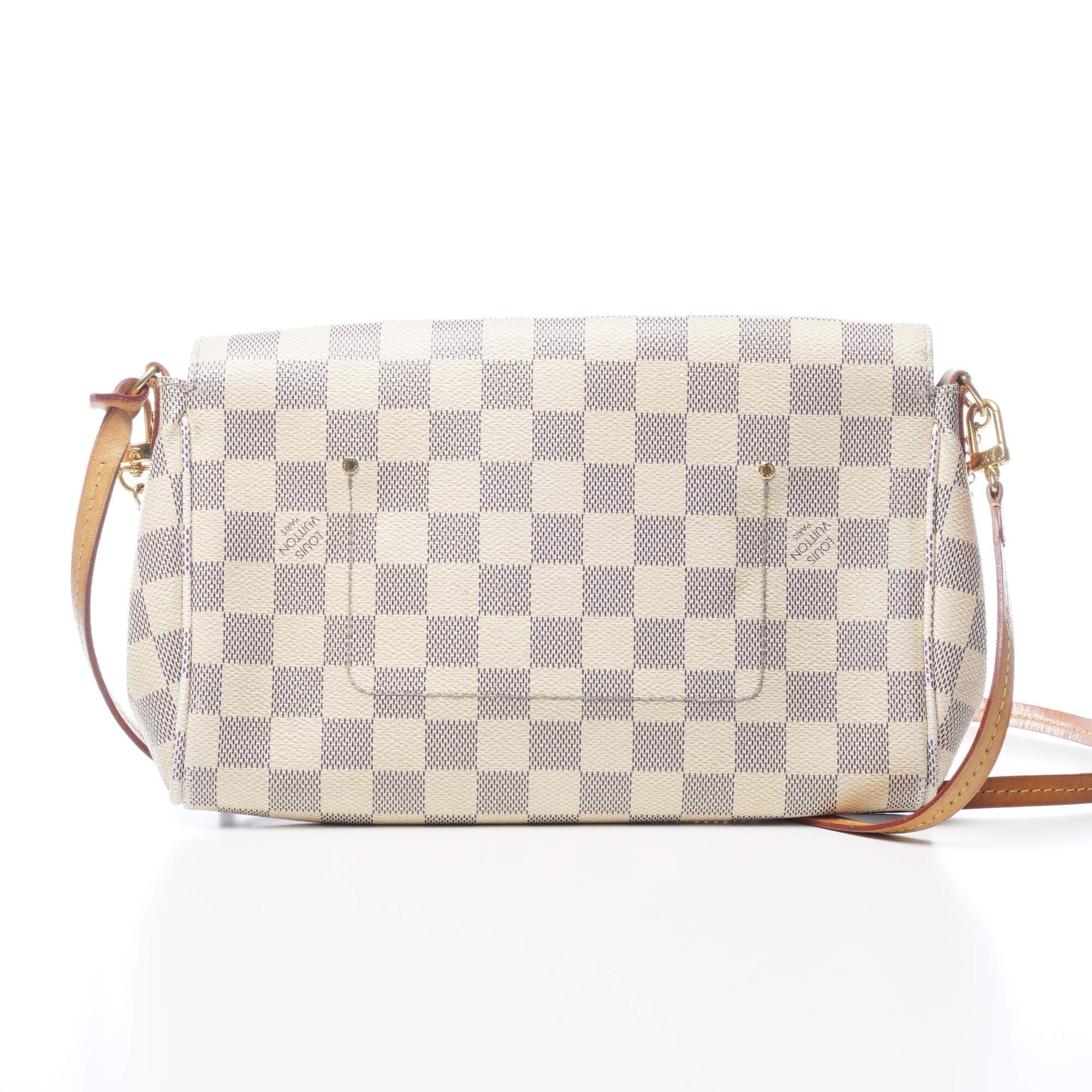 Louis Vuitton Damier Ebene Favorite MM w/ Strap - ShopStyle Crossbody Bags