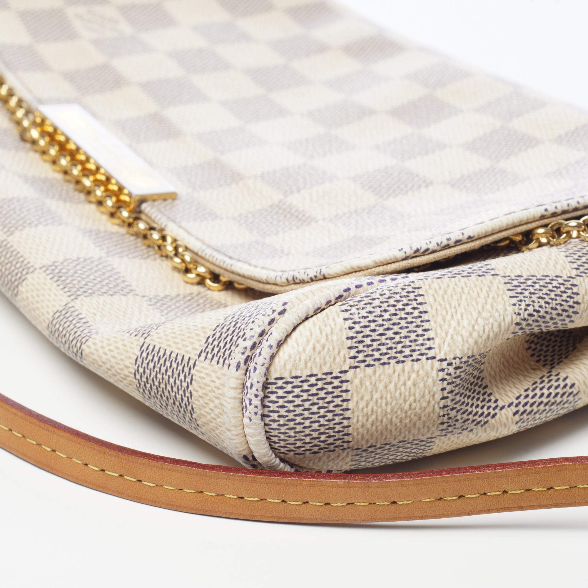 Louis Vuitton Damier Azur Coated Canvas Favorite MM Bag at 1stDibs