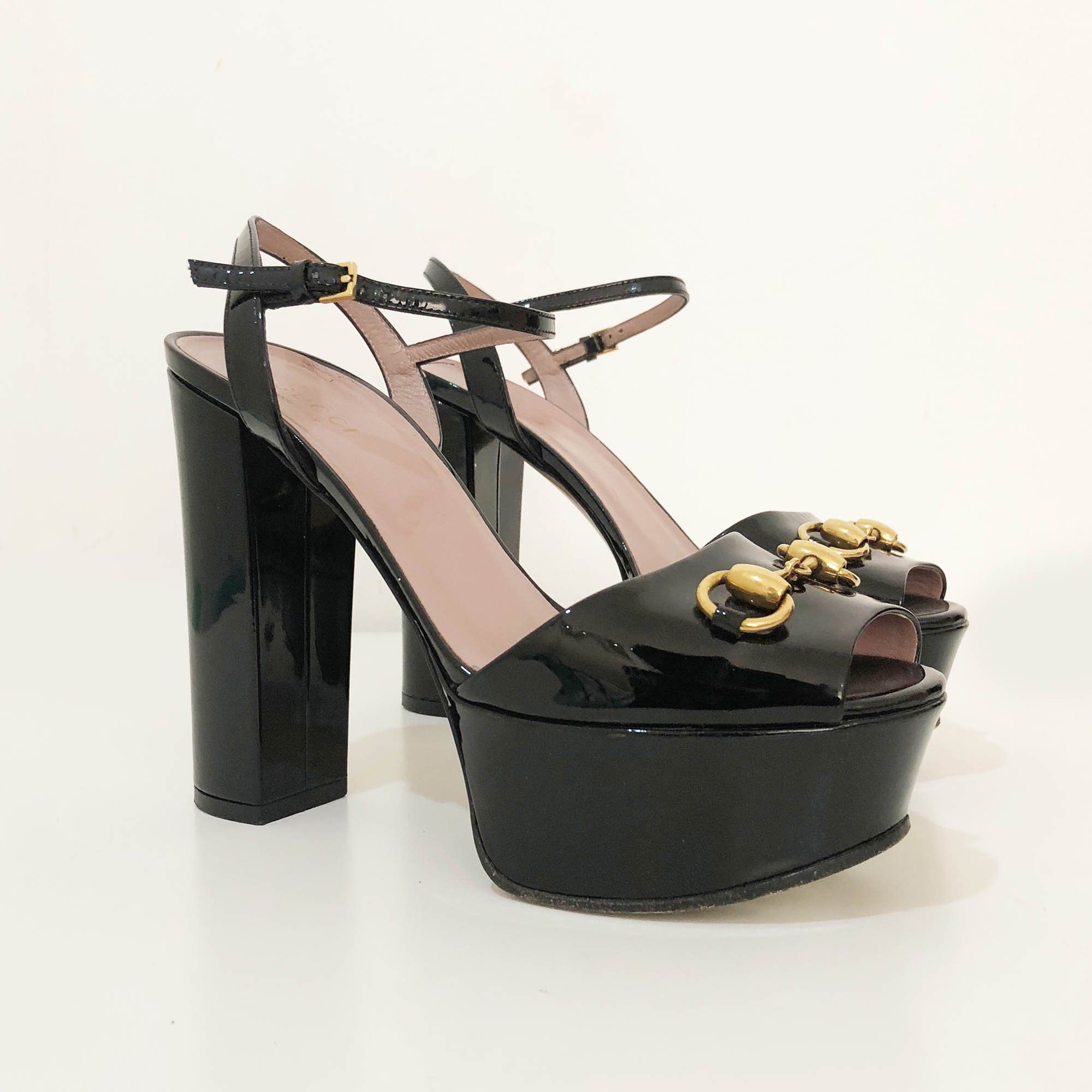 gucci horsebit heels